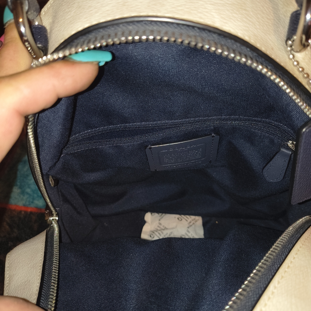 EUC! Coach Jordyn Sky Blue Leather Backpack - Picture 3 of 13